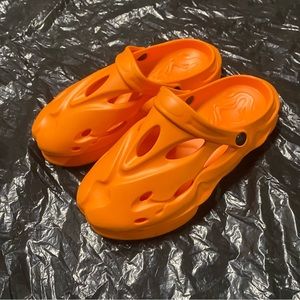 Orange Foam Designer Style Slides